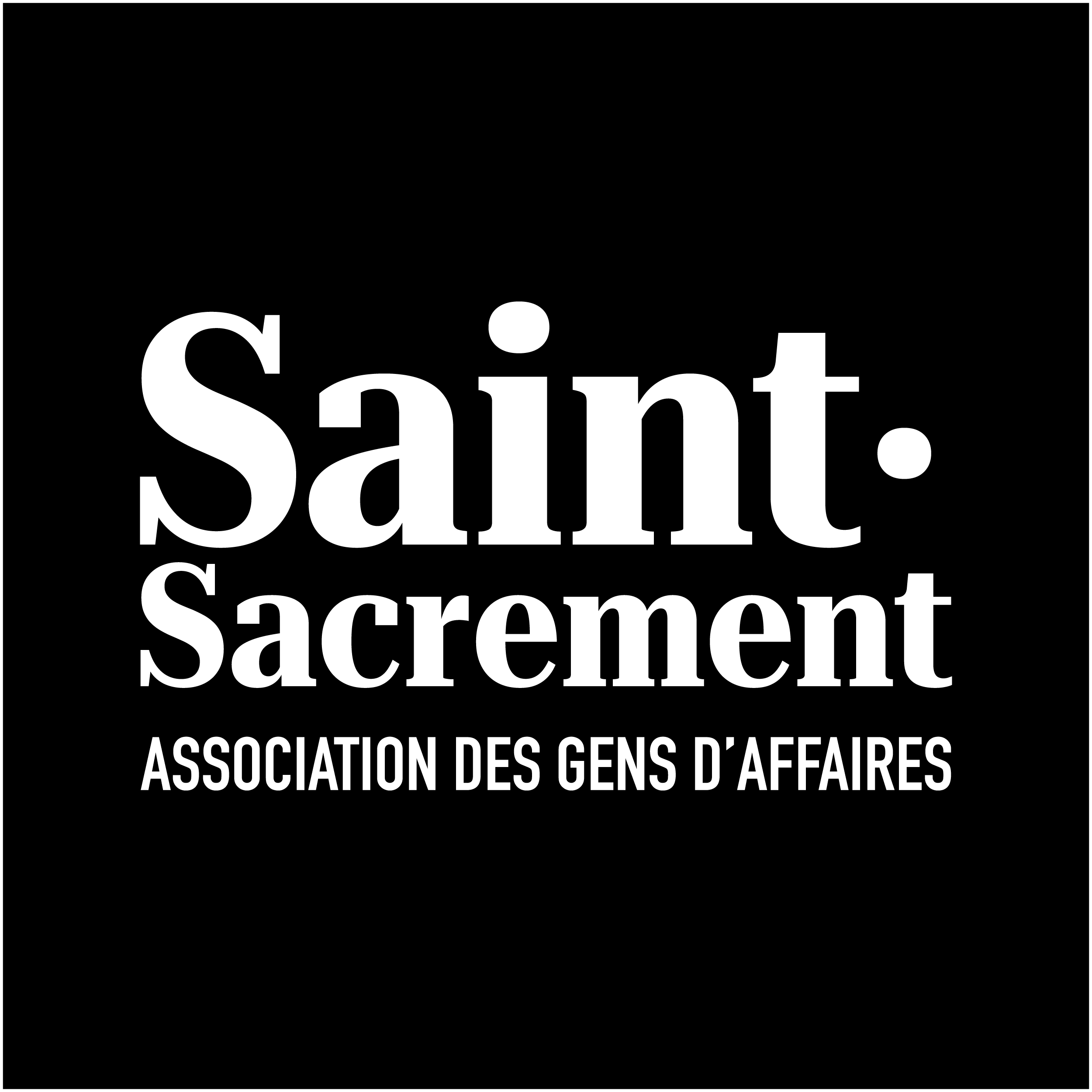 logo association gens affaires de Saint-Sacrement